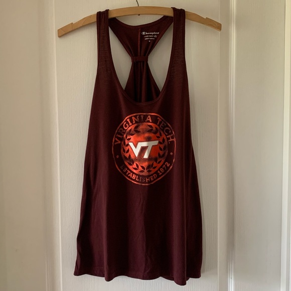 Champion Tops - Virginia Tech maroon racer back tank